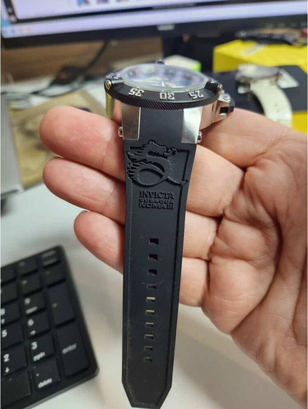 Invicta Subaqua Noma III, Swiss Made, GMT - 50mm (0876)